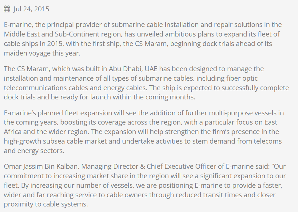 Emarine marks start of ambitious fleet expansion with dock trials of first new vessel